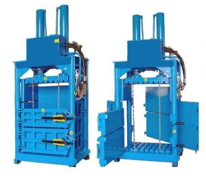 China Hydraulic Aluminum Can Carton Baler Paper Compactor Machine NEW Design Vertical Hydraulic Aluminum Can Metal Scrap Baler wholesale