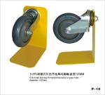 4 Inch Black PU Wheels , Shopping Trolley Castor Wheels With Ball Bearing
