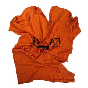 China Grade A 30-60cm 100 Cotton Industrial cleaning cut cotton tshirts rags colour tshirt wipers wholesale