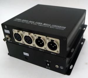 China 2 Channles broadcast BIDI Balance Audio（3-pin XLR）To Fiber Optic Converter wholesale