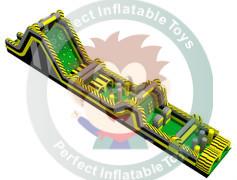 China Guangzhou manufacturer inflatable slide inflatable obstacle course for kids wholesale