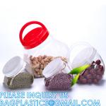 Plastic Square Grip Storage Jar, Candy Buffet Containers, Food Jar, Cosmetic Jar