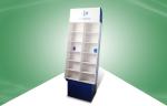 Customized Retail Pop Cardboard Display Shelf / Paper Floor Display For Food