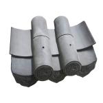 180*180mm Compressive Strength 1500N Chinese Roof Tiles For Buddhist Temple