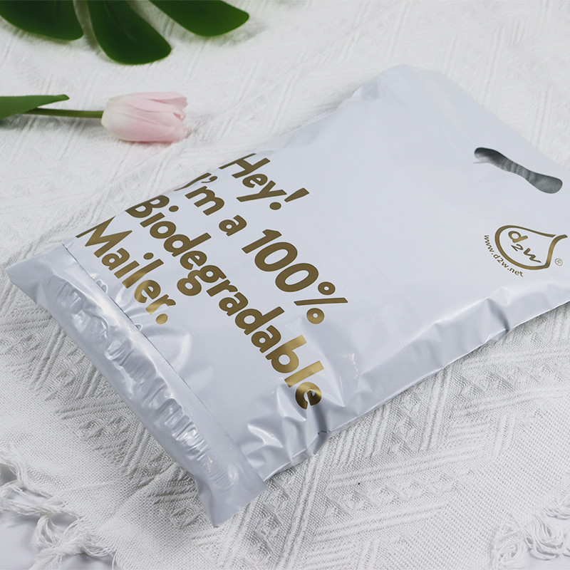 Weight Capacity 20KG Poly Mailer Biodegradable With Double Handles