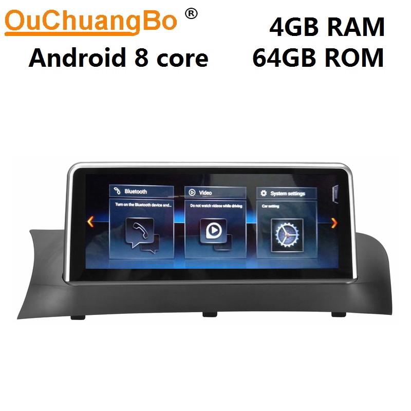 Ouchuangbo Central multimedia gps for X3 F25 2014-2016 support BT MP3 mirror link android 8.1 OS 4+64