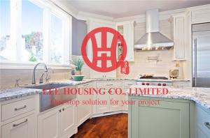 China Fashion Shaker-style Solid Wood Kitchen Cabinet with Excellent Design and Quality wholesale