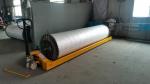 Textile Warp Beam Transport Trolley Hydraulic Hand Lift Customized