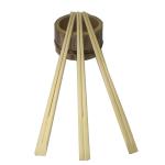Natural Color Japandi Design Bamboo Sushi Chopsticks for BBQ/Restaurant/Kitchen