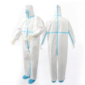 China SMS PPE Disposable Infection Control Suits Safety Protective Surgical Isolation Gown wholesale