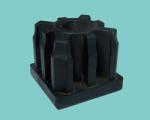 ZY-C-002 Conveyor spare parts square tube end conveyor components