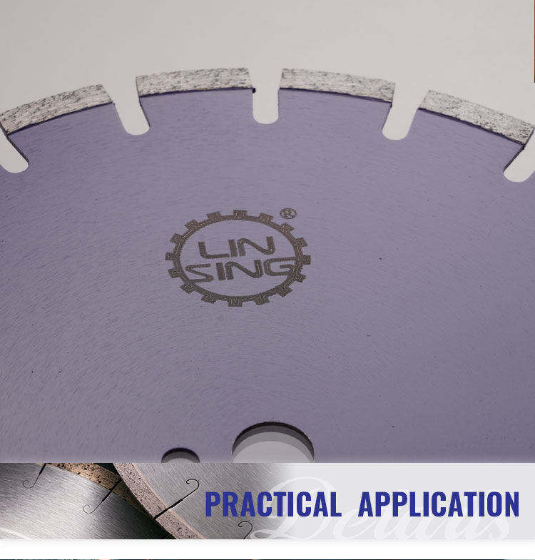 300-600mm Industrial Grade Diamond Saw Blade for Asphalt Cutting Sintering Segmented