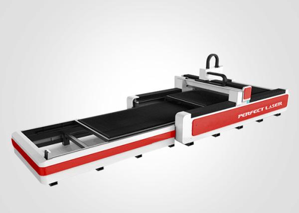 Steel Plate Fiber Laser Cutting Equipment Water Cooled Automatic Exchange