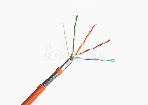 China Computer 4 Pair Cat5e Cable BC 0.50 Solid Bare Copper SFTP Cable 300m/Roll wholesale