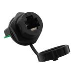 RJ45 Plastic Material Communication Cable Connectors For Networking