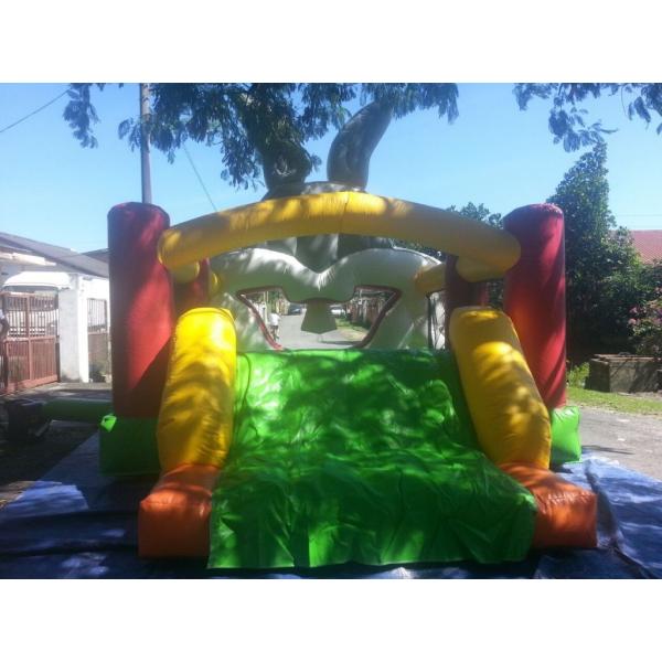 Rabbit Inflatable Bouncer Castle With Slide 6x3.5x2.5m