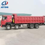 HW76 Cab WEICHAI Engine 371 Hydraulic Cylinder Dump Truck and 40 Ton Sand Tipper