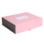 Custom Cardboard Foldable Collapsible Pink Color Magnetic Gift Paper Packaging