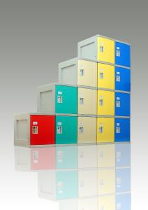 China Keyless Security ABS Plastic Lockers For Employee, Water Resistant smart Lockers wholesale