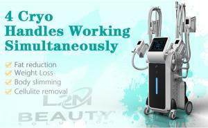 China CE approved cool sculpting weight loss equipment machine 4 cryo handles fat freezing cryolipolysis wholesale
