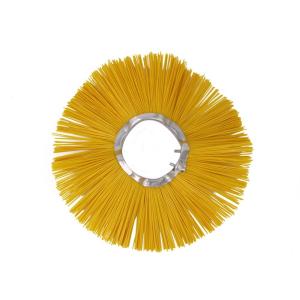 China OD350 Inner Ring Galvanized Steel PP Street Snow Sweeper Brush wholesale