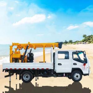 China Hydraulic Water Well Borehole Core Drill Equipment Trailer Mounted 200m wholesale