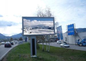 China 1/4 Sacn Smd Giant Outdoor Full Color Led Display Video Wall 8mm Pixel Pitch wholesale
