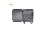 Microfibre Suitcase Soft Sided Luggage with Spinner Wheels