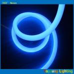 blue 360 round neon flex light 24v 100leds/m for outdoor round diameter 25mm