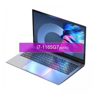 China Notebook Computer I7 1165G7 4.8Ghz MX450 2GB Video Card Aluminum Case wholesale