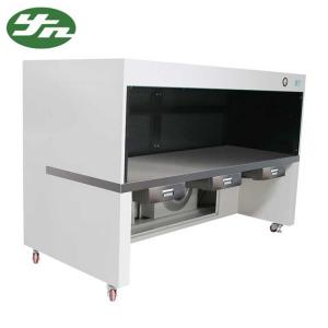 China Horizontal Laminar Clean Bench Airflow Hood Powder Coating Steel For Three Person on sale