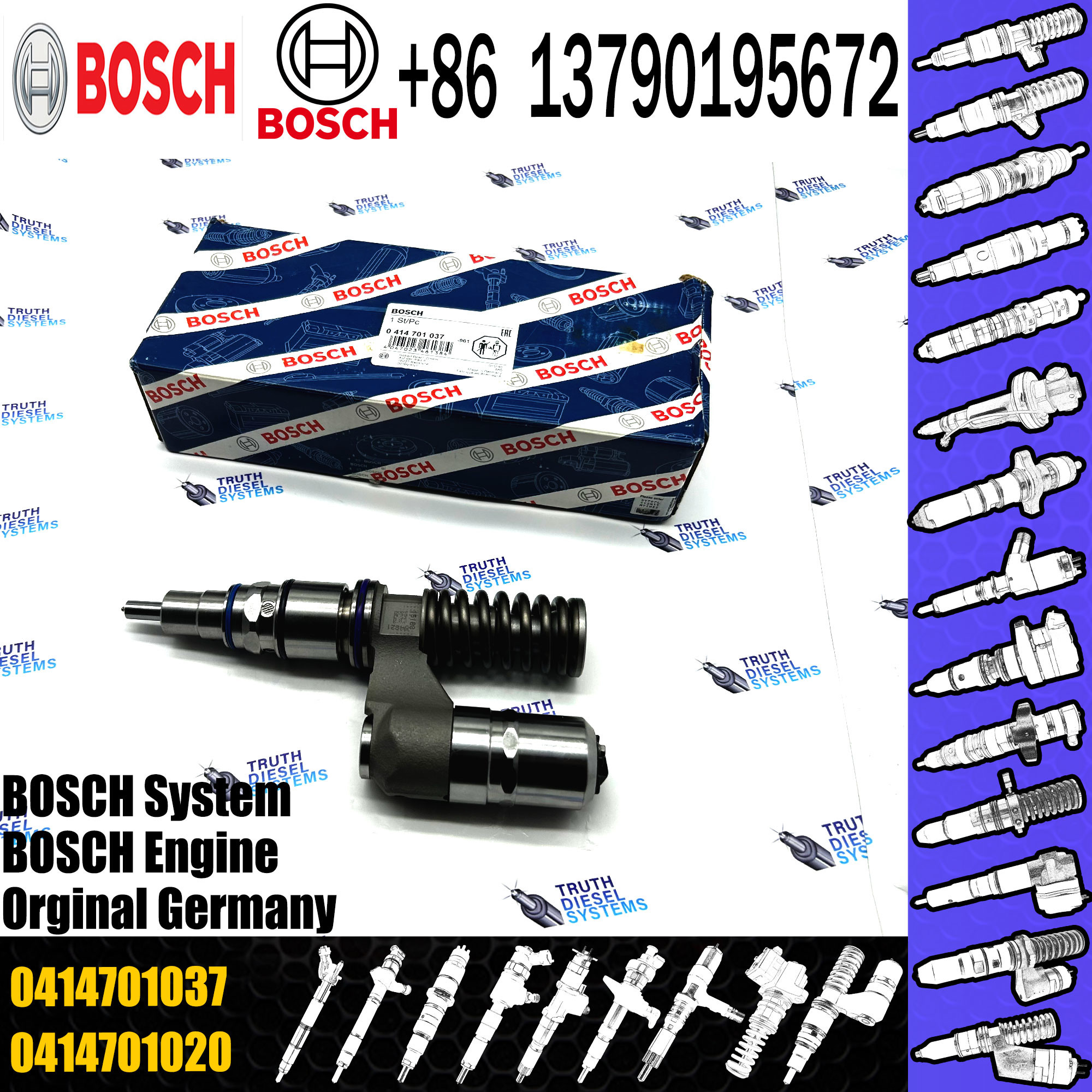 Diesel Fuel Injector Overhaul Repair Kits For SCANIA Injector 2599428 0414701037