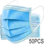 Meltblown Non Irritating 3ply Medical Disposable Mask At 50pcs per Pack With CE