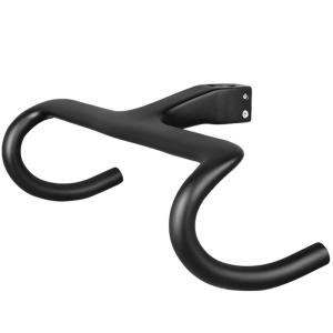 China Carbon Fiber Aero Shaping Road Bike Integrated Handlebar 420mm Drop Bar wholesale