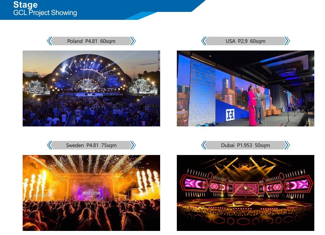 P1.5\P2\P2.6mm Indoor Or Outdoor High Definition Stage LED Display