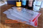 Bottle Protective Zip sealed liquor bubble bags bottle protector Travelling