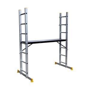 China Extendable 150kg 6.2ft Aluminium Scaffolding Ladder wholesale