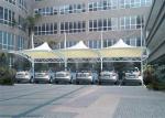 Waterproof PVDF Coated Metal Cantilever Car Parking Shade