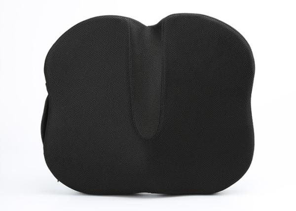 Wheelchair Massage Memory Foam Car Seat Pad , Black Memory Foam Travel Seat