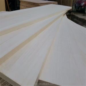China Customized Wooden Moulding Solid Wood Timber Paulownia Wood Board in Natural Color wholesale