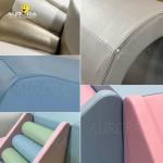 Kids Carnival Colors Pastel Foam Indoor Soft Play Equipment Customized Color