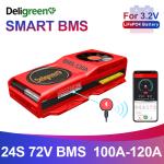 Daly 24S 120A Bms For Li-On E-Bike Lifepo4 Battery Pack Bms With Fan