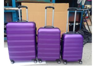 China Carry On 3 Pcs Luggage Travel Set Bag ABS Trolley Suitcase Zipper Framed wholesale