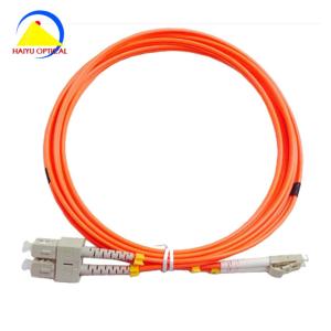 China 2 Core 850nm SC-UPC DX 3m 5m LSZH Multimode Patch Cord wholesale