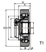 China Bearings for Material Handling System: JUMBO Combined Bearings AWD091 wholesale