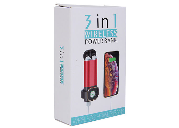 Alu 3 In 1 5200mAH USB Cable Quick Charge Power Bank