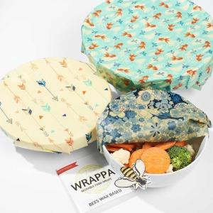 China 100% Cotton Sustainable Food Storage With Beeswax Wraps Reusable wholesale