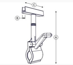 China Flexible Plastic Price Tag Holder Clip , ABS Transparent Pop Sign Holder wholesale