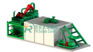 China 50μm Separation Point Bored Pile Drilling Mud System Well Drilling Mud Disposal Use on sale