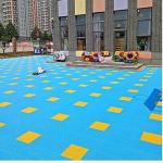 Polypropylene Interlocking Flooring Mats For Tennis Court Multicolor